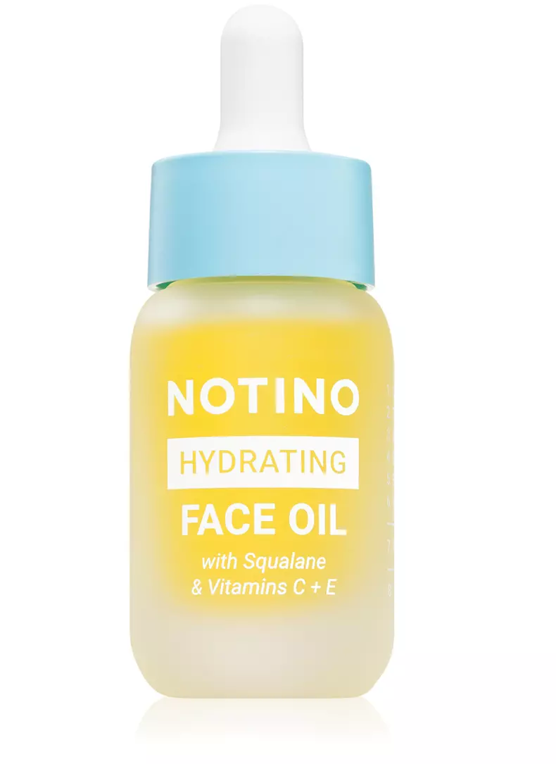 Ulei hidratant pentru ten Hydrating Face Oil with Squalane & Vitamins C + E, Notino, 81 lei