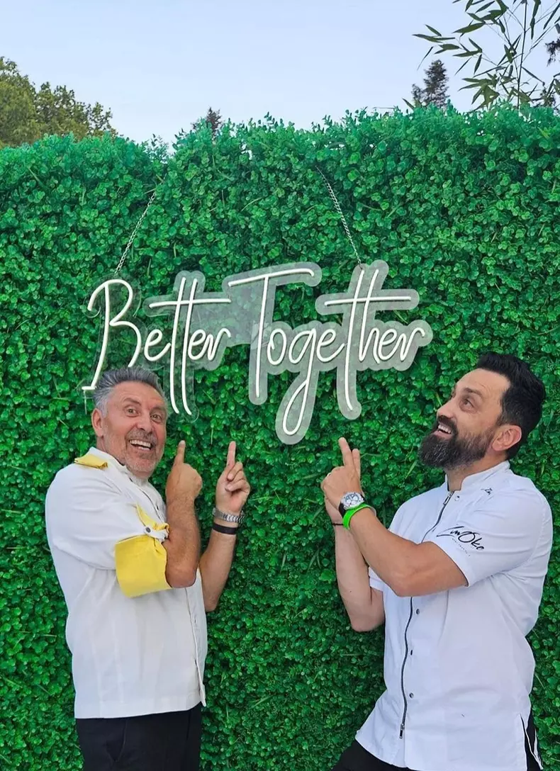 Chef Alexandru Sautner & Chef Orlando Zaharia