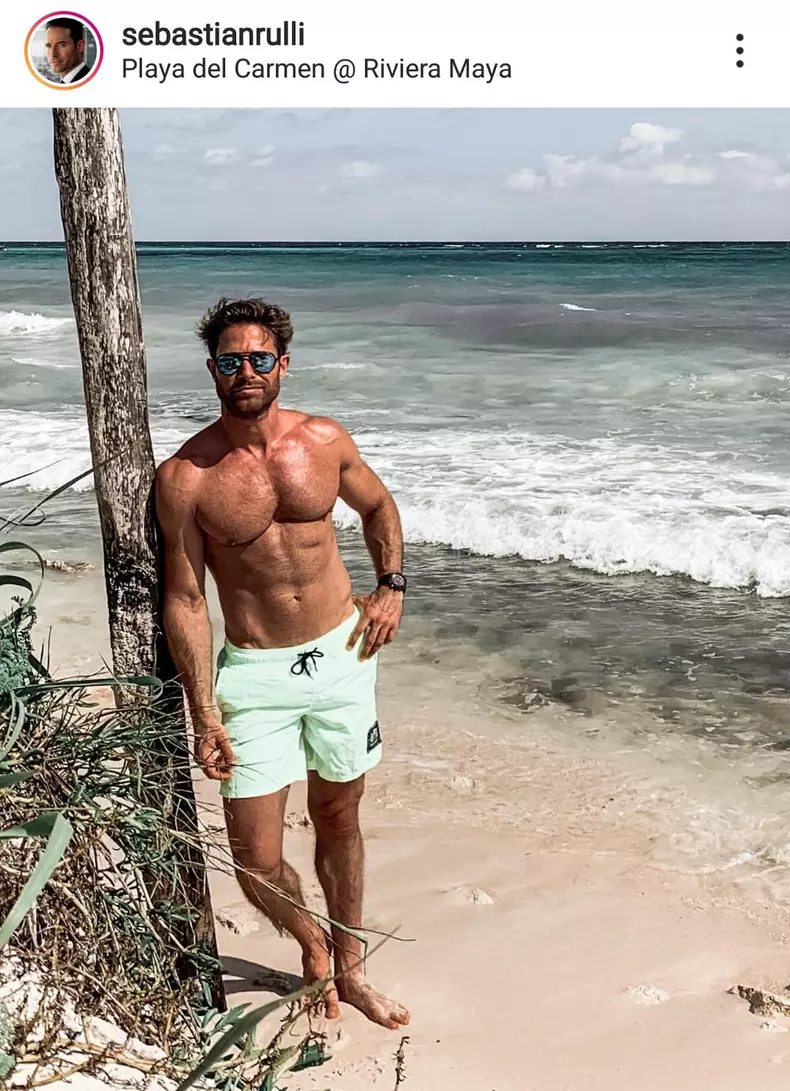 Sebastian Rulli a pozat gol pe Instagram