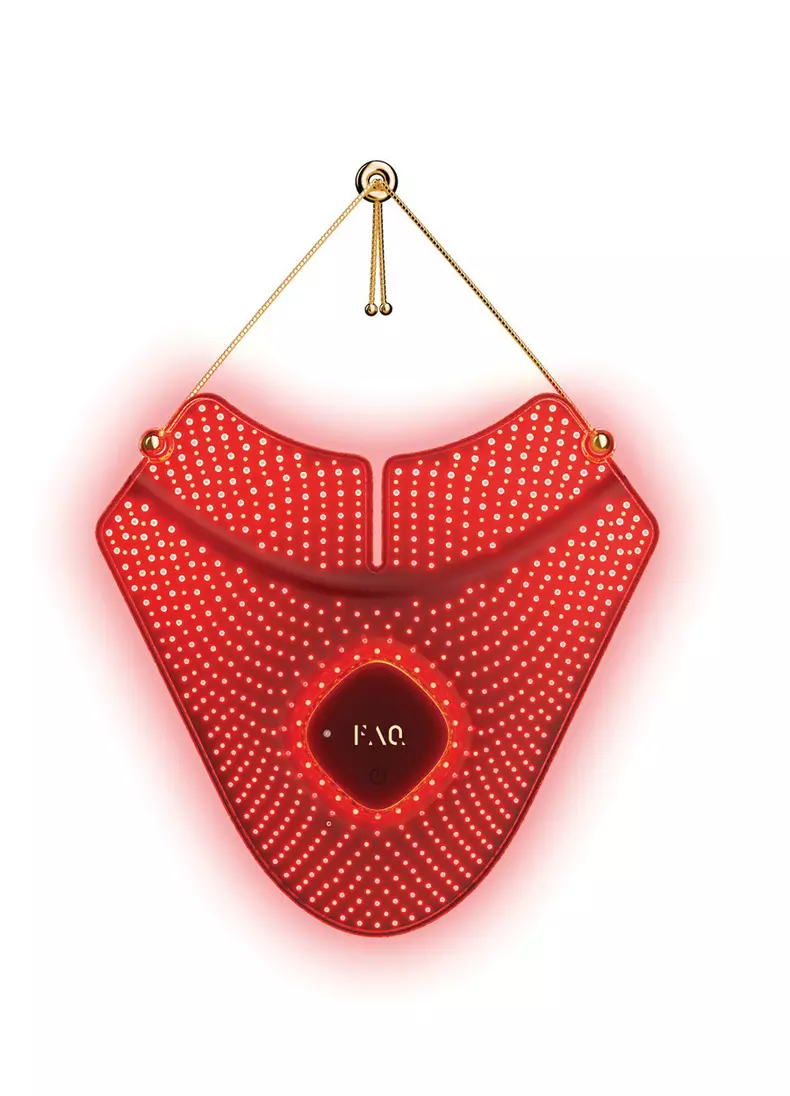 Mască LED anti-îmbătrânire pentru gât și decolteu FAQ™ 211, FOREO, 2.106 lei (disponibilă pe notino.ro)