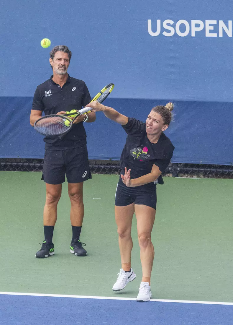 Practice at the 2022 U.S. Open Tennis