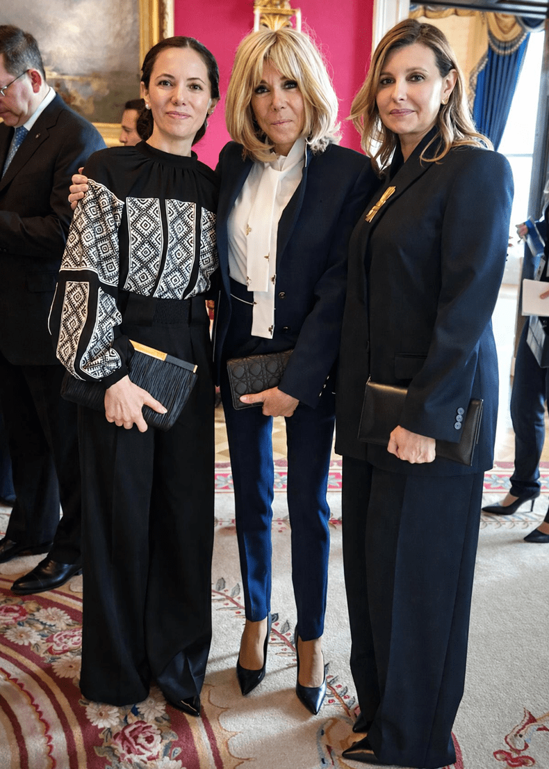 Mirabela Gradinaru Brigitte Macron si Olena Zelenska