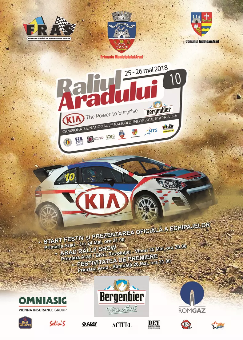Raliul Aradului KIA 2018 – afis resized