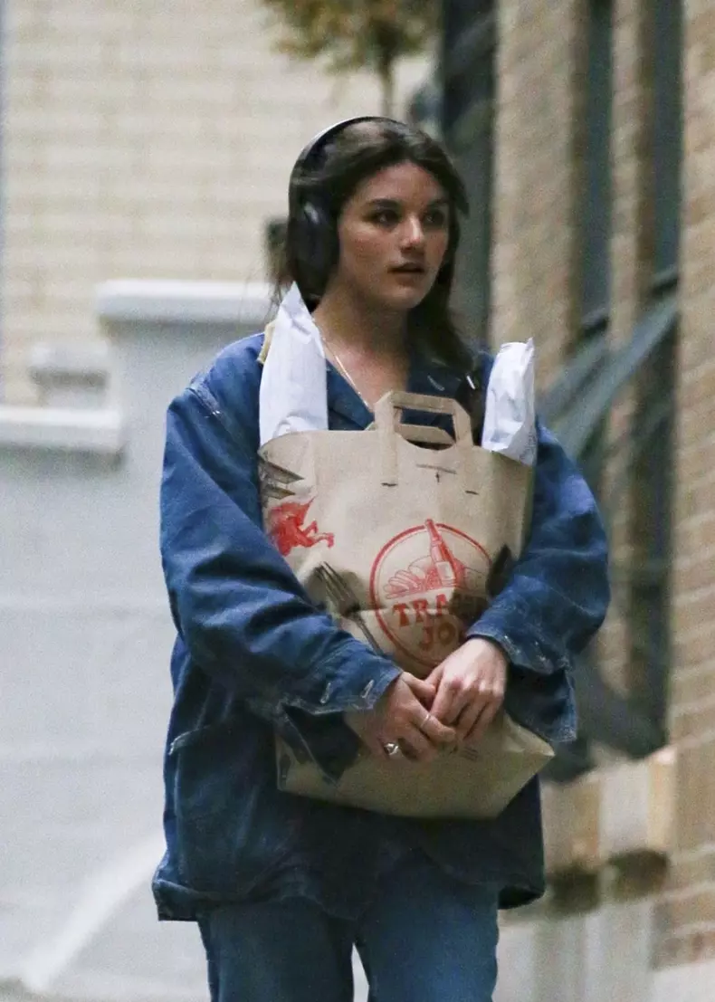*EXCLUSIVE* Suri Cruise shops at Trader Joe's for her 18th birthday dinner in NYC