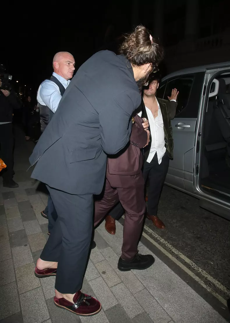 EXCLUSIVE: Excl - Jason Momoa At Gucci Party 3 am