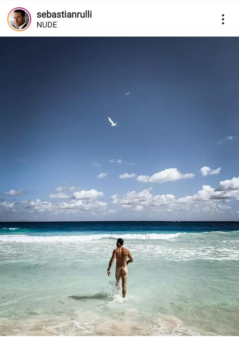Sebastian Rulli a pozat gol pe Instagram