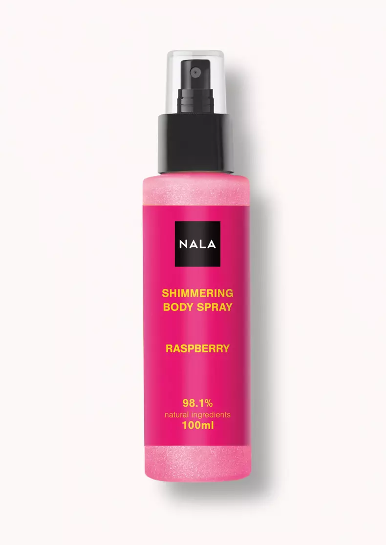 Spray pentru corp Shimmering Body Spray Rasberry, NALA Cosmetics, 39,90 lei
