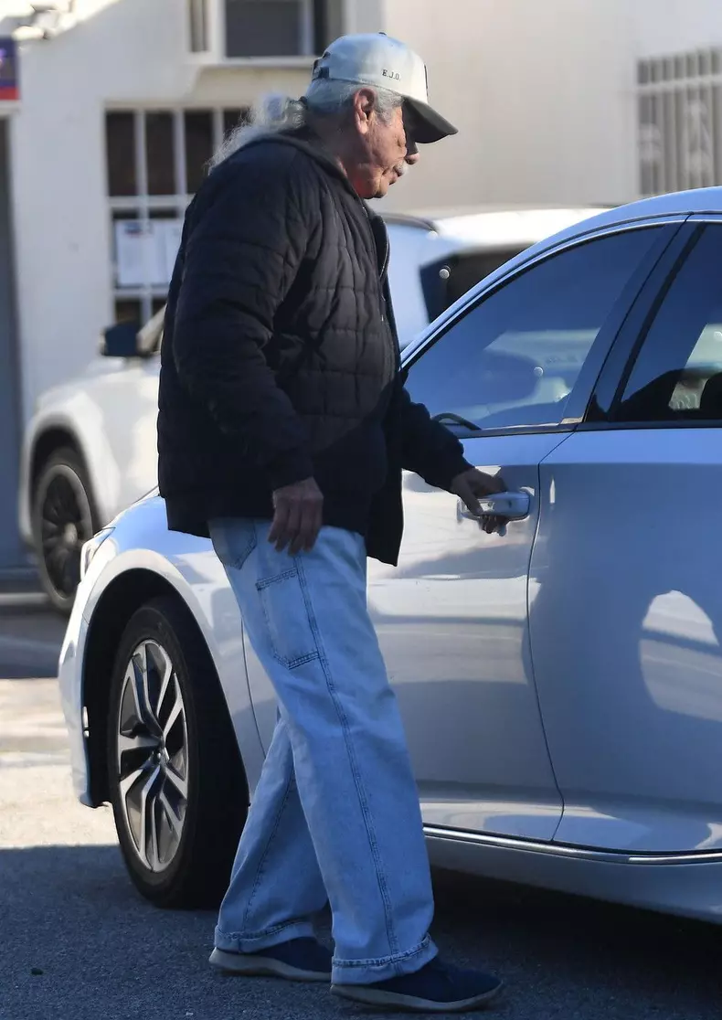 EXCLUSIVE: 80's sci-fi cult film star Edward James Olmos, 78, looks unrecognizable while stepping out in L.A
