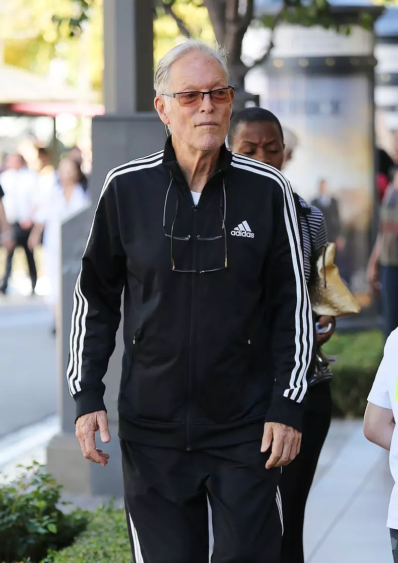 EXCLUSIVE: Legendary actor Richard Chamberlain is seen with three pairs of glasses and an Adidas outfit while shopping in West Hollywood