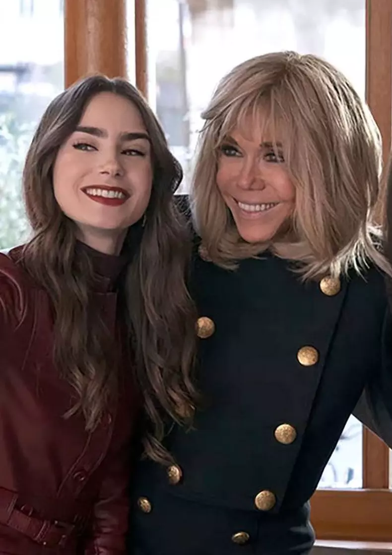 Premières dames dans des séries télévisées : Brigitte Macron, Michelle Obama, Hillary Clinton.