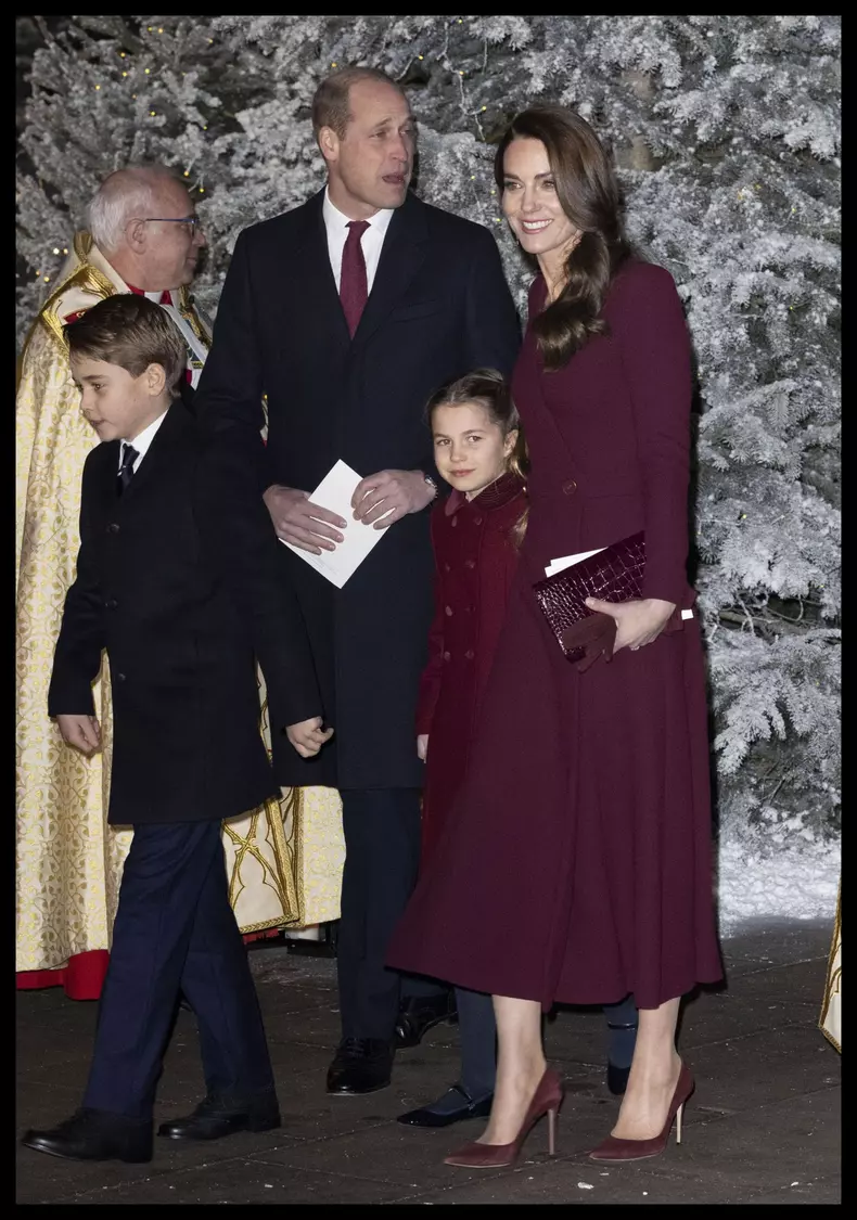 UK Royals at Christmas carol service  in London