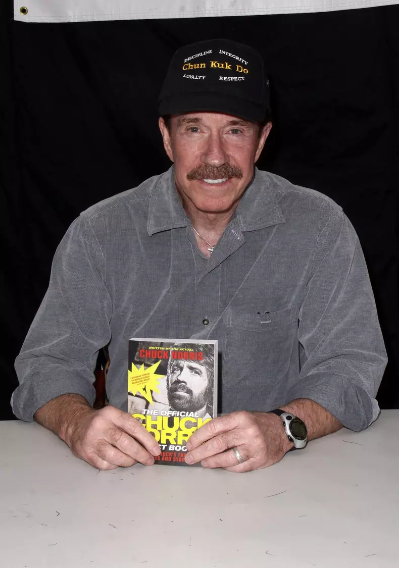 Chuck Norris "The Official Chuck Norris Fact Book" Book Signing