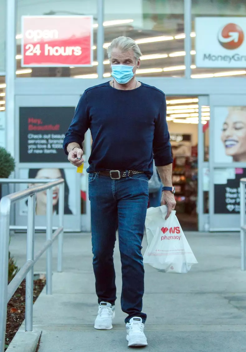 EXCLUSIVE: Dolph Lundgren Sparks Marriage Rumors as He is Spotted Wearing a Wedding Band in Los Angeles.