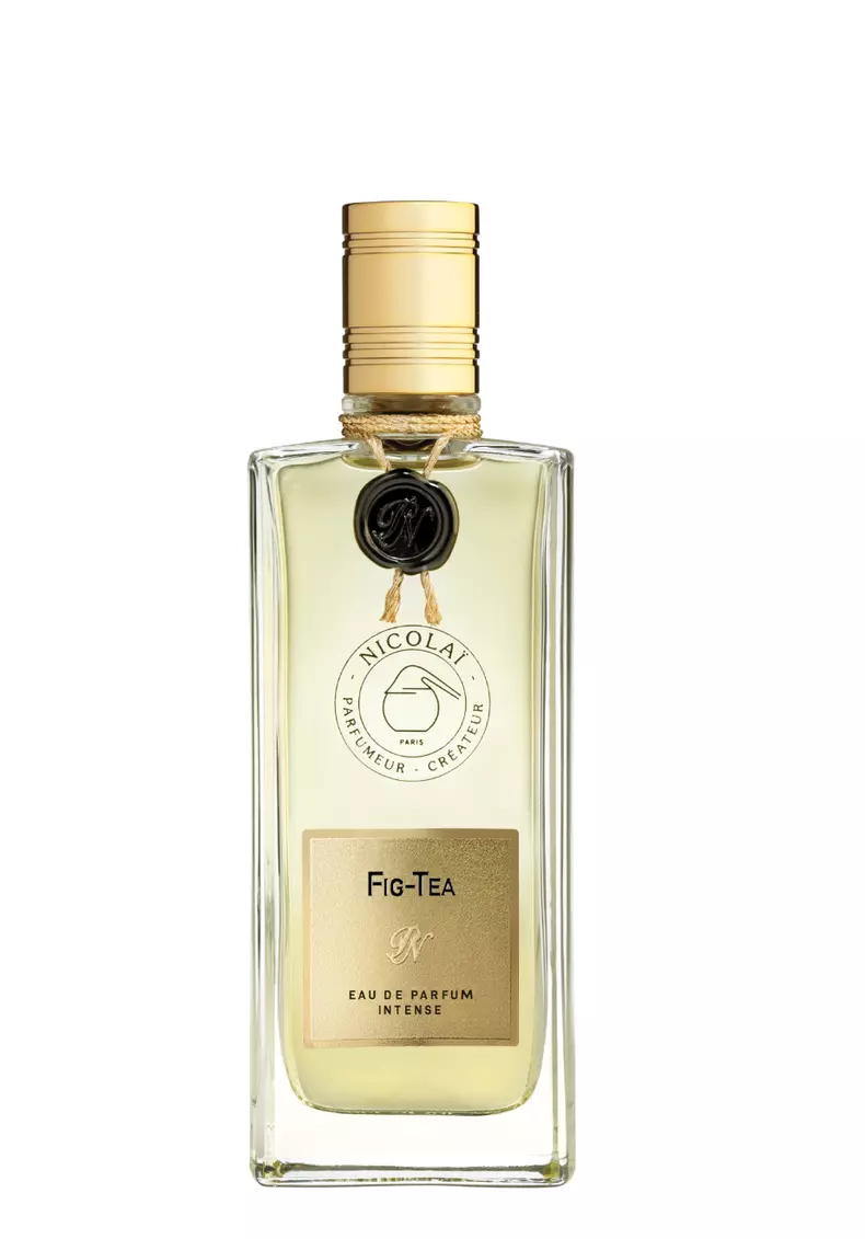 Apă de parfum Fig-Tea Intense, Parfums de Nicolai, 100 ml, 1.050 lei, disponibil pe nicheparfumerie.ro