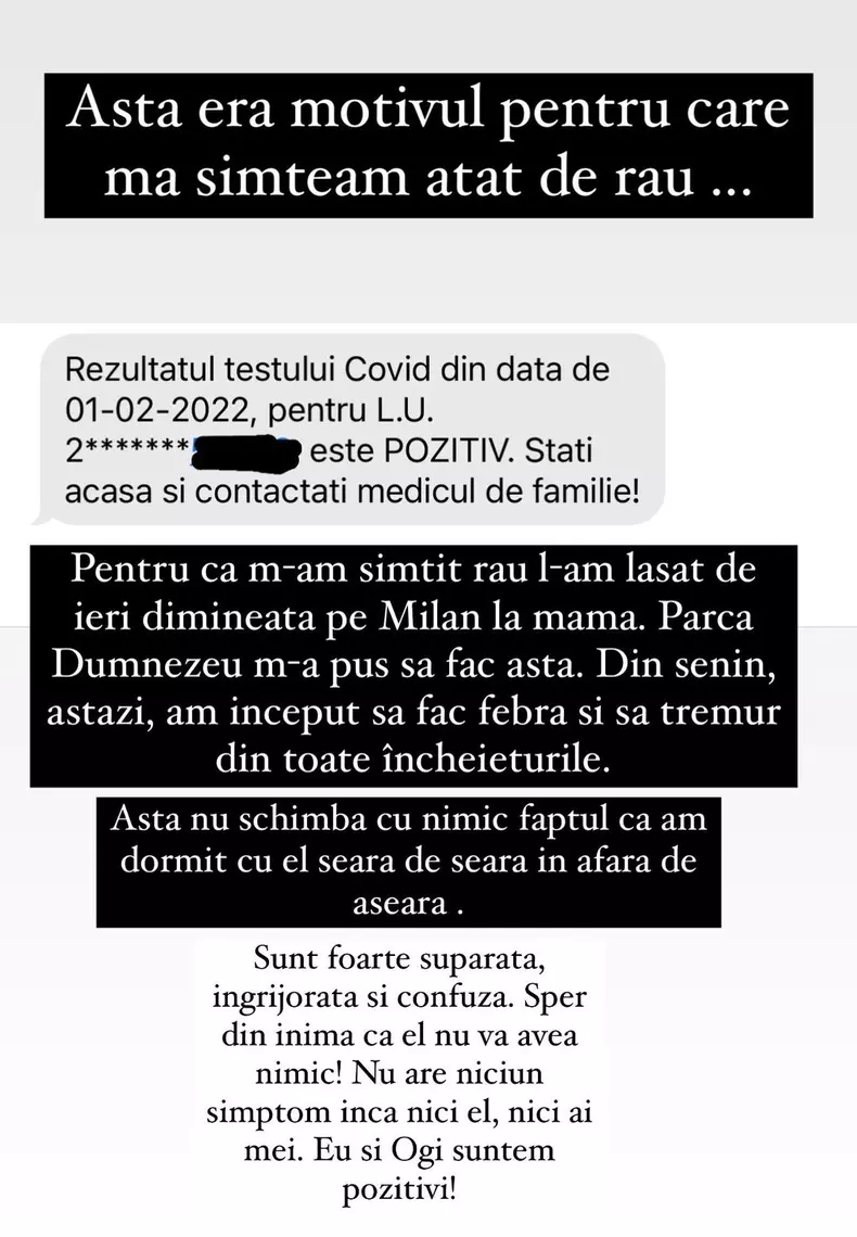 Larisa Udilă COVID-19
