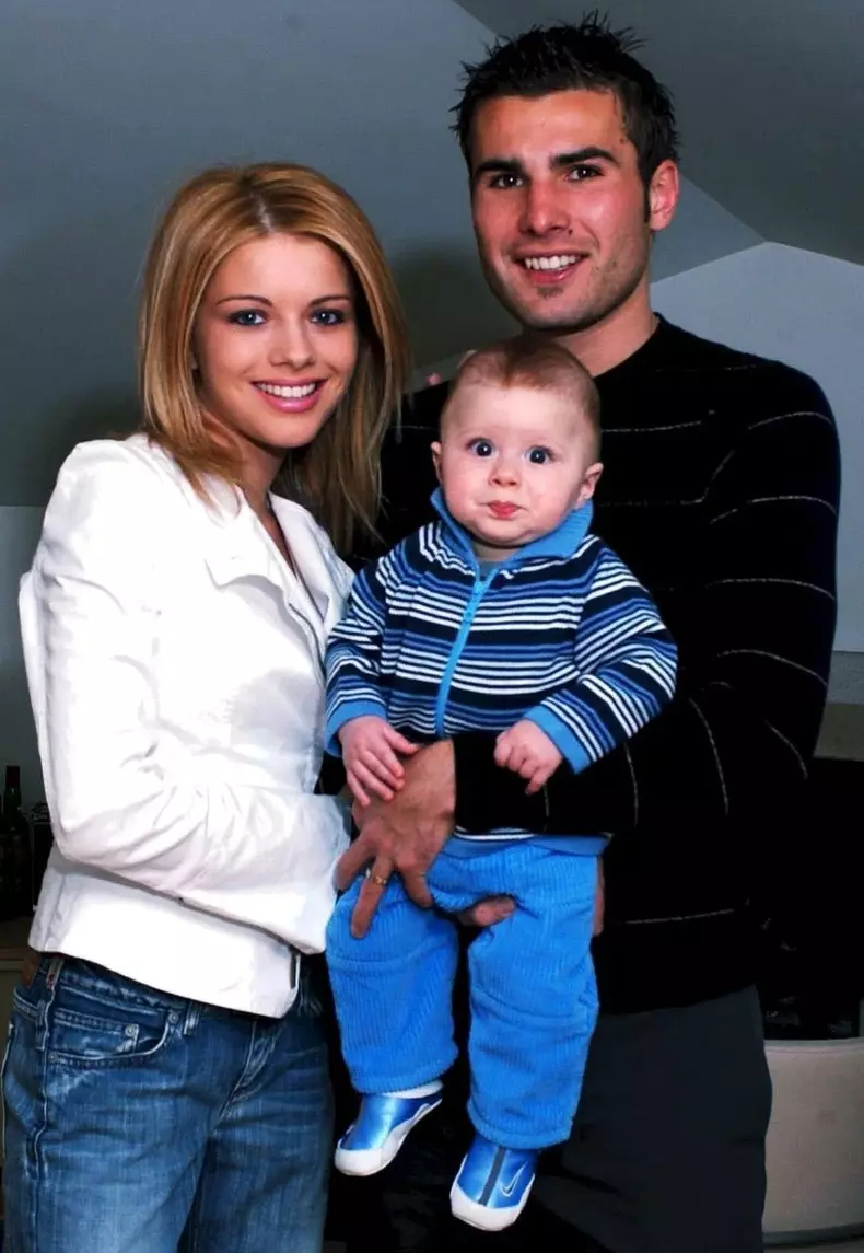 Alexandra Dinu, Adrian Mutu și fiul lor, Mario Mutu