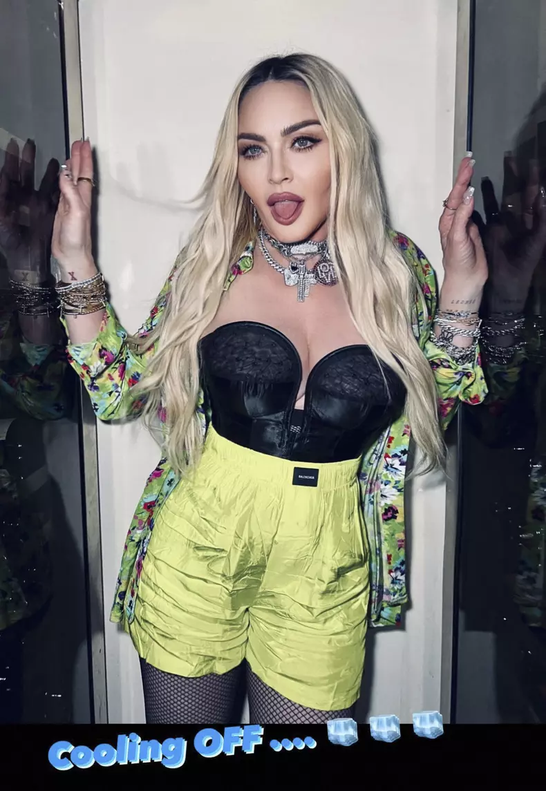 Madonna sur Instagram