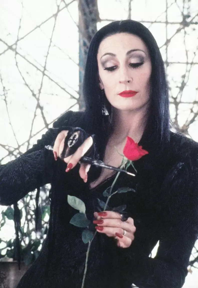 THE ADDAMS FAMILY 1991  Paramount Pictures film with Anjelica Huston as Morticia Addams
