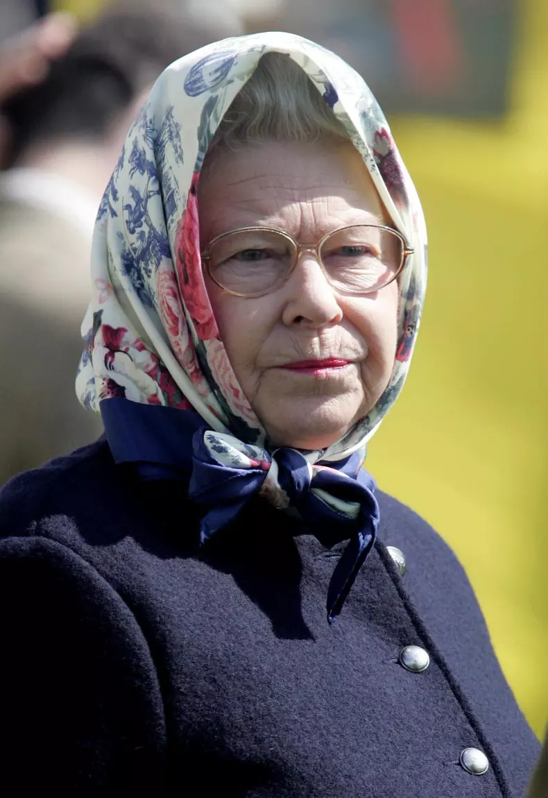 QUEEN ELIZABETH II TOURING THE WINDSOR HORSE SHOW, WINDSOR, BRITAIN - 12 MAY 2005
