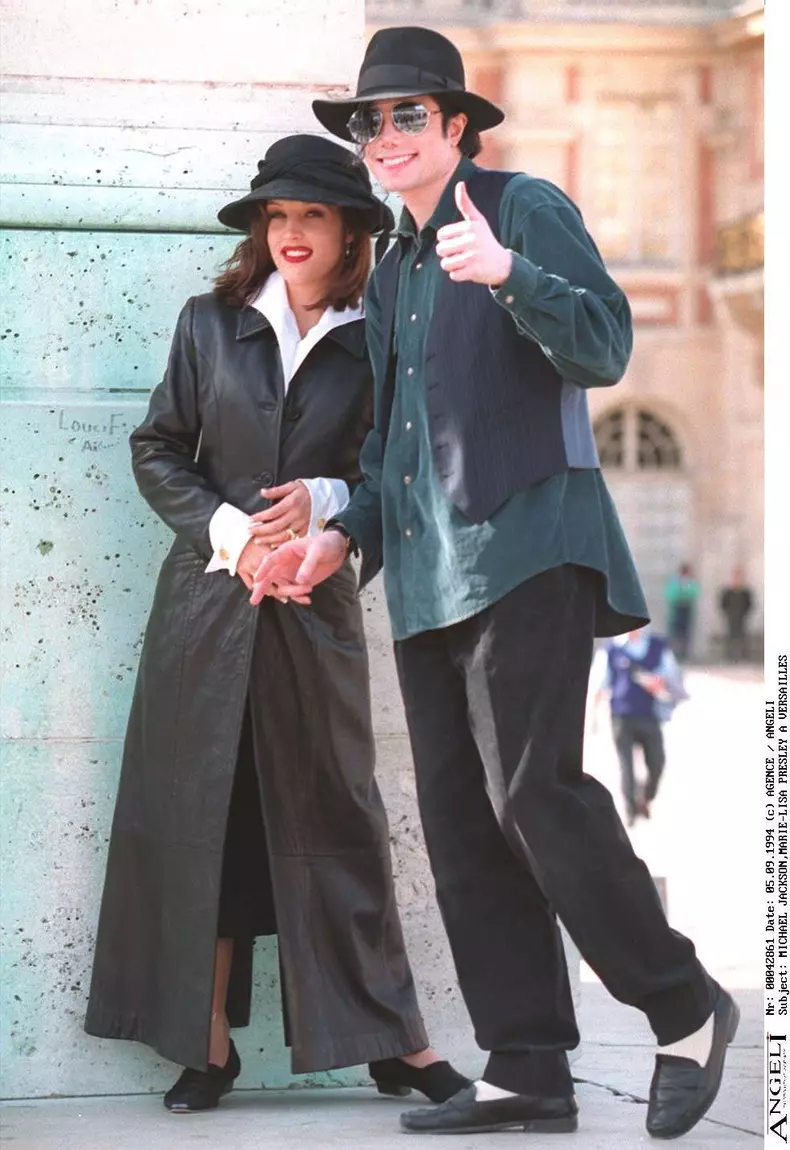 Lisa-Marie Presley şi  Michael Jackson