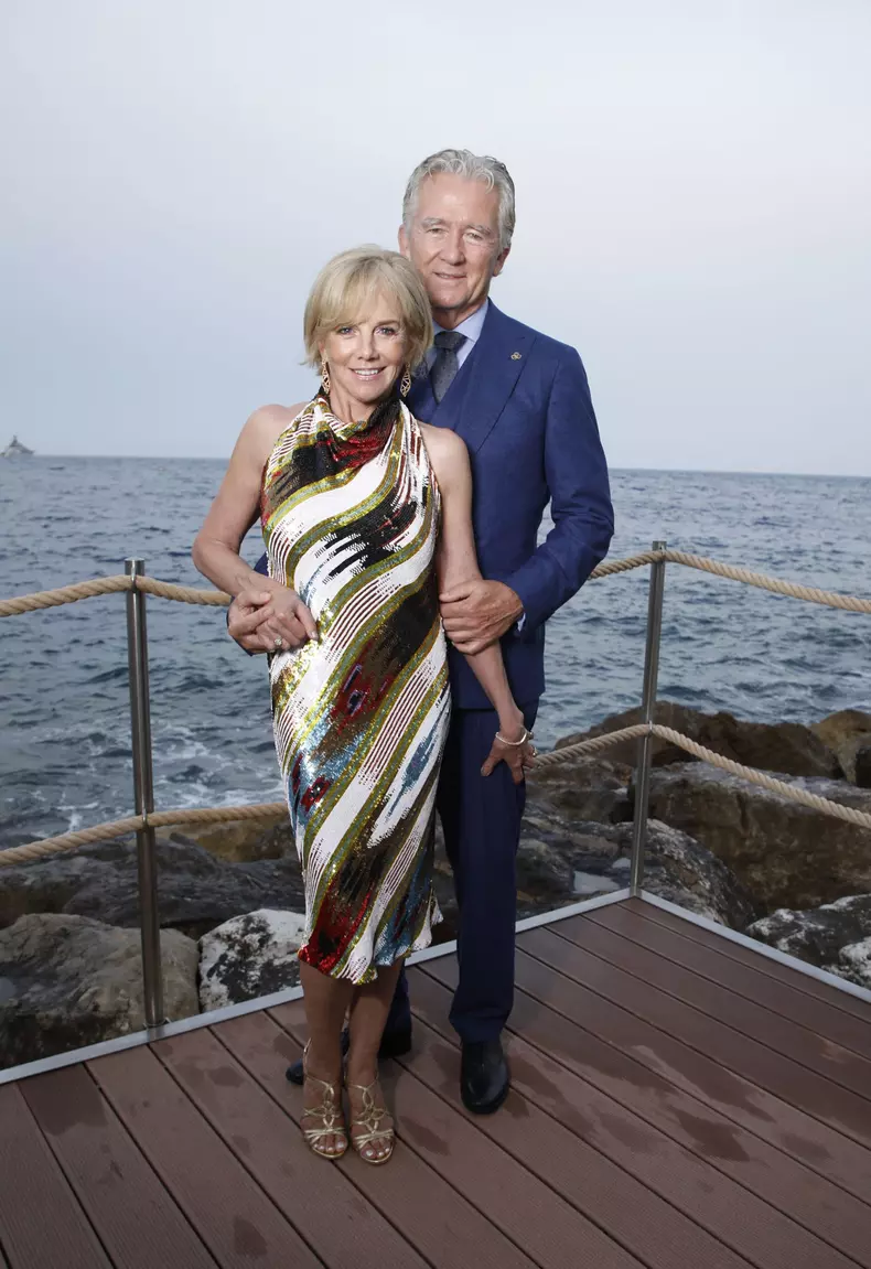 Exclusif - Rendez-vous avec Patrick Duffy et sa compagne Linda Purl lors du 62ème festival de la télévision de Monte-Carlo