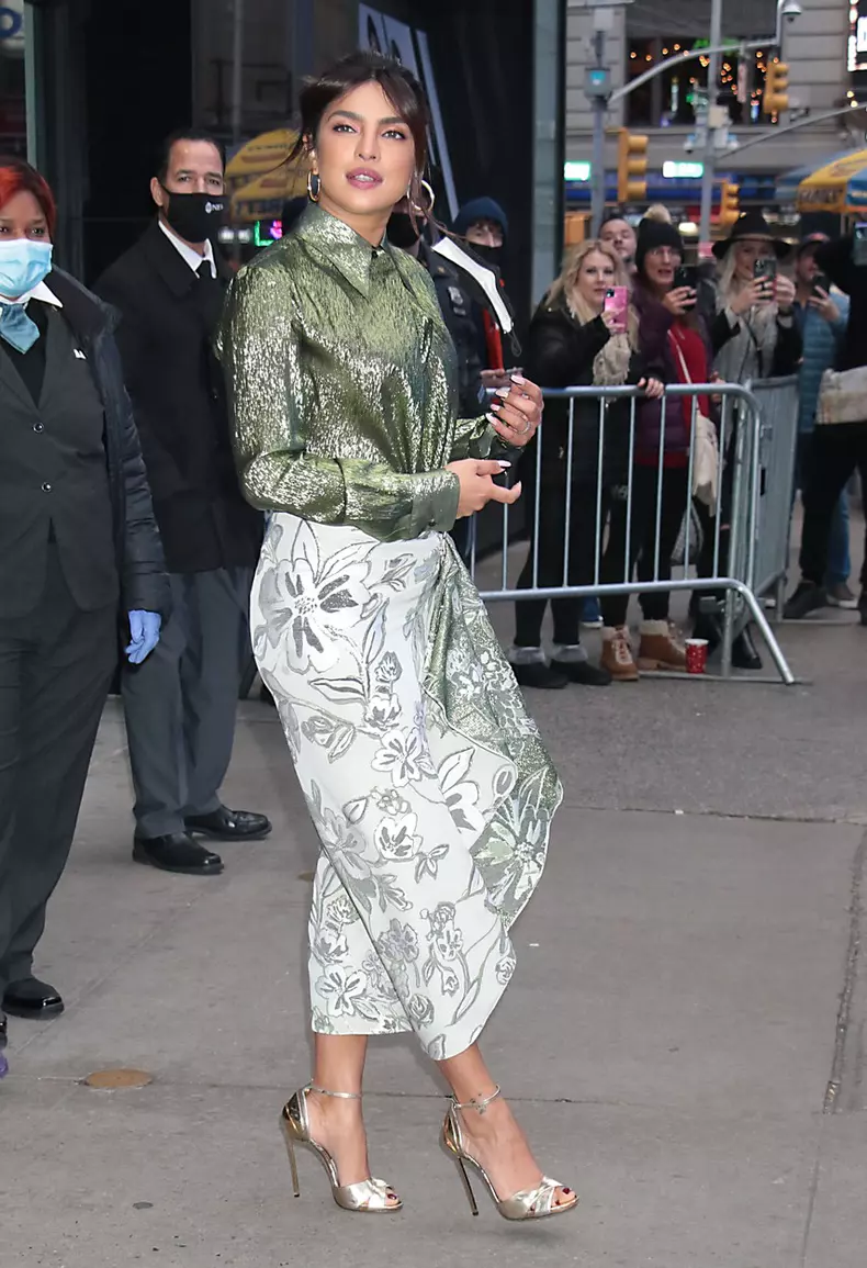 Priyanka Chopra Jonas seen at ABC studios