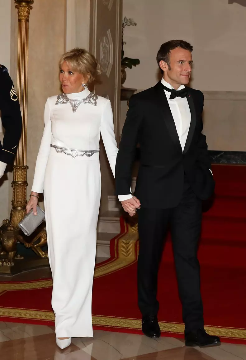 Arrivées au dîner d'état à la Maison Blanche offert par le président des Etats-Unis à l'occasion de la visite d'état du président Emmanuel Macron et de la première dame Brigitte Macron