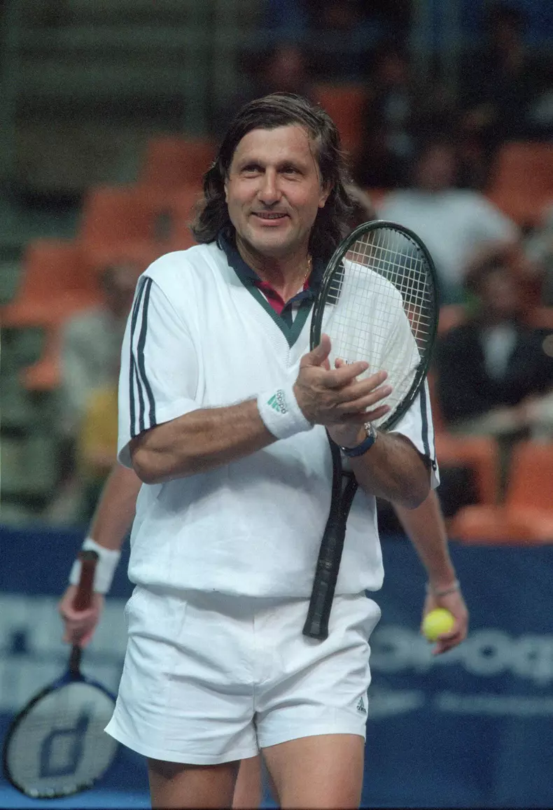 Ilie Nastase is a Romanian professional tennis player. He was the first tennis player to be ranked world number one sinc