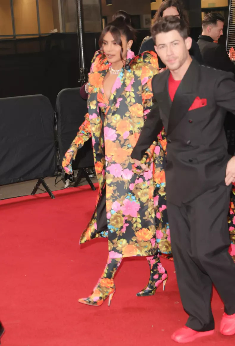 Demi Moore Looks Chic In A Sparkling Dress Arriving At The British Fashion Awards Along With Priyanka Chopra And Nick Jonas