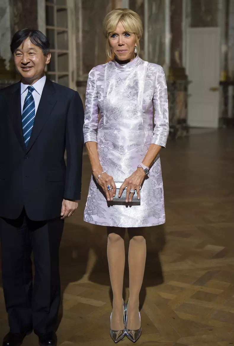 Cum s-a îmbrăcat Brigitte Macron la banchetul oferit în cinstea Prințului Japoniei