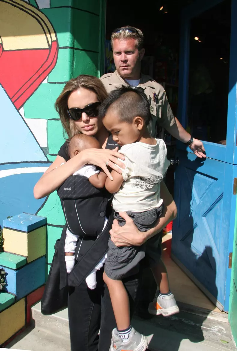 FILE - Angelina Jolie files for divorce from Brad Pitt