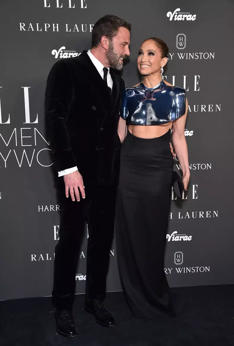 Ben Affleck și Jennifer Lopez, la Elle Women in Hollywood 2023