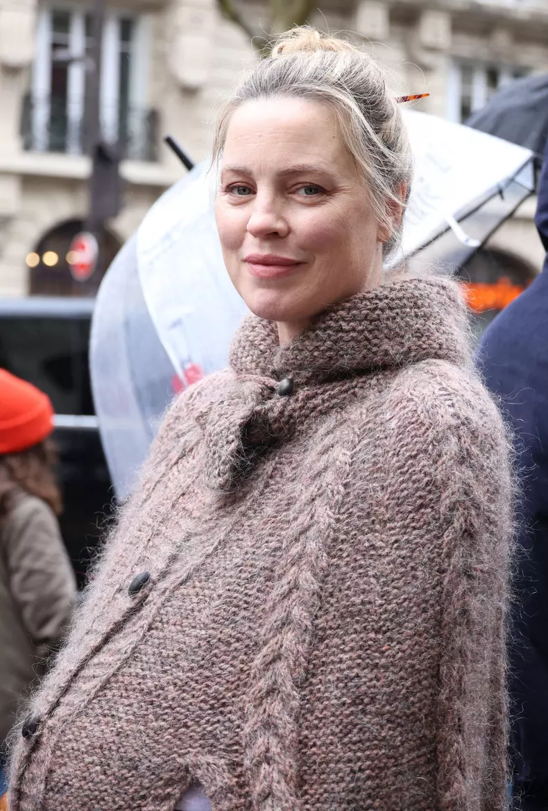 Arrivées au défilé Hermes mode femme automne / hiver 2024-2025 a la Garde Républicaine lors de la Fashion Week de Paris (PFW)