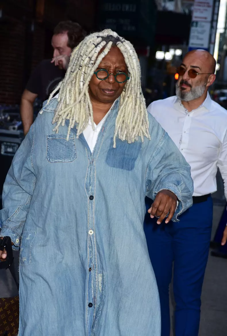 Whoopi Goldberg At The Late Show With Stephen Colbert - NYC