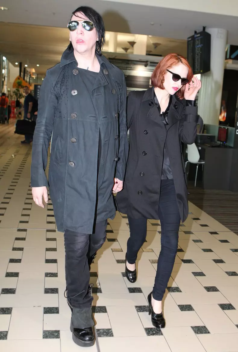 EXC: MARILYN MANSON AND EVAN RACHEL WOOD