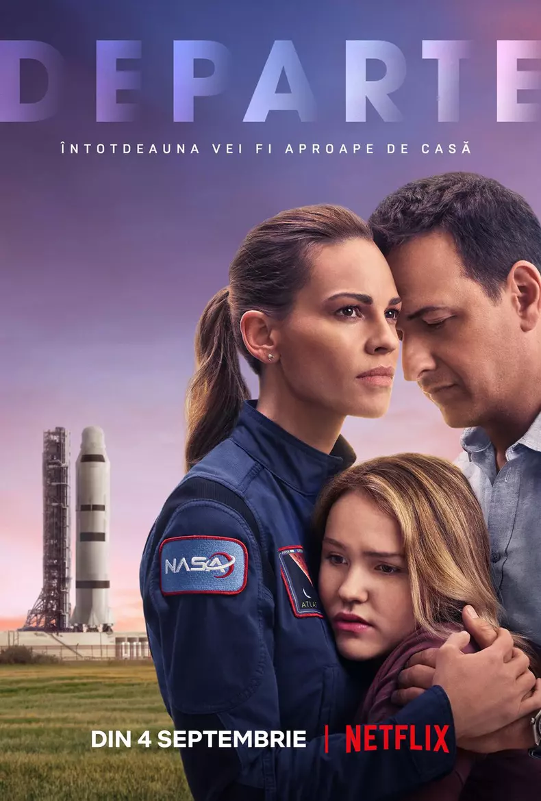 Netflix lansează trailerul noului serial „Away”, cu Hilary Swank