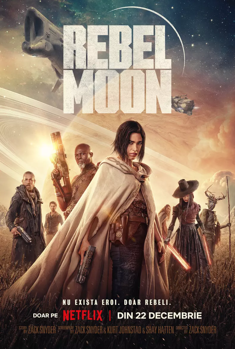 Netflix a publicat posterul oficial pentru Rebel Moon A Child of Fire 