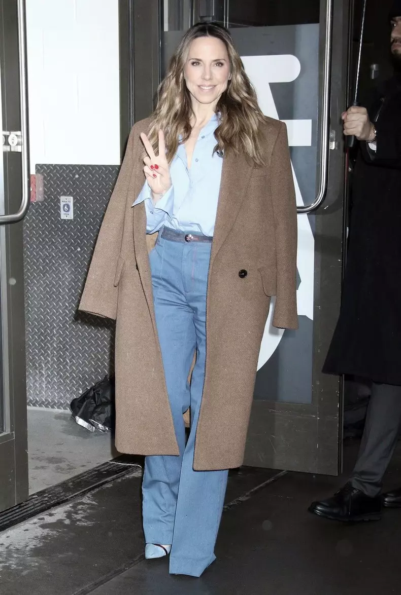 Melanie C seen at Good Morning America in New York City