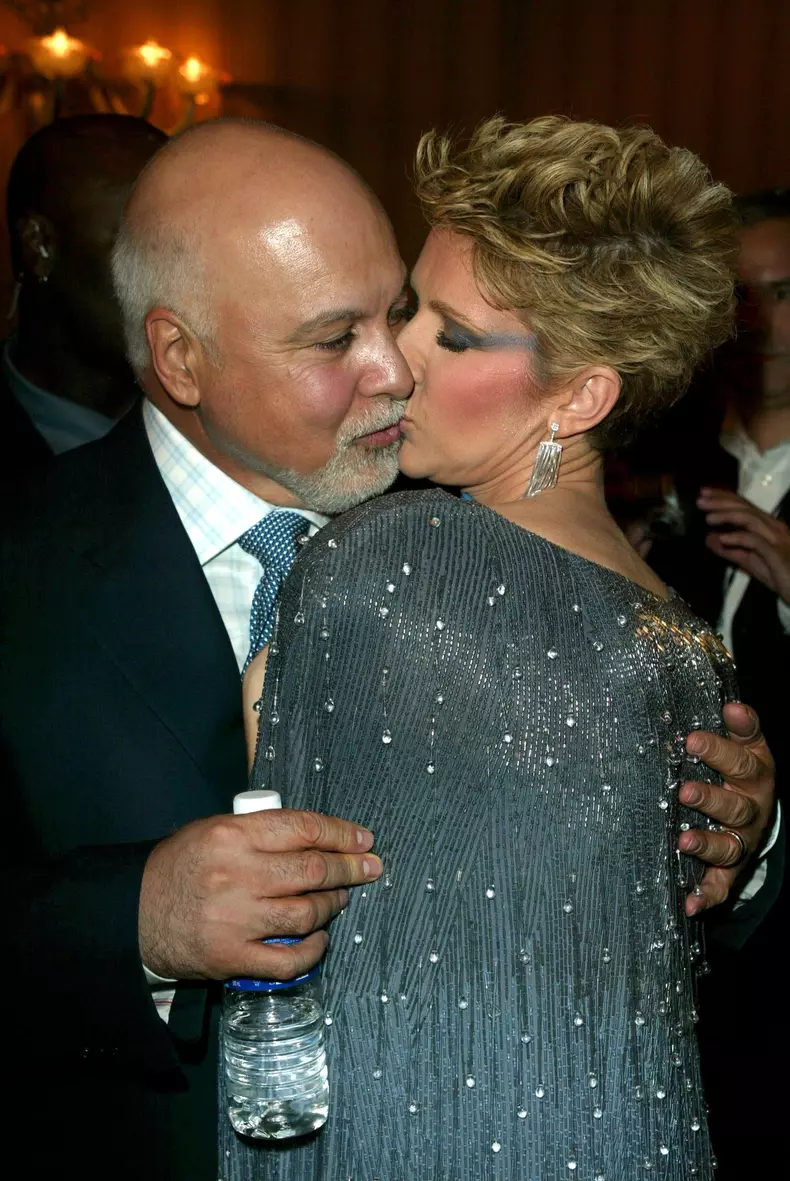 Céline și cel mai mare fan al ei - soțul său.