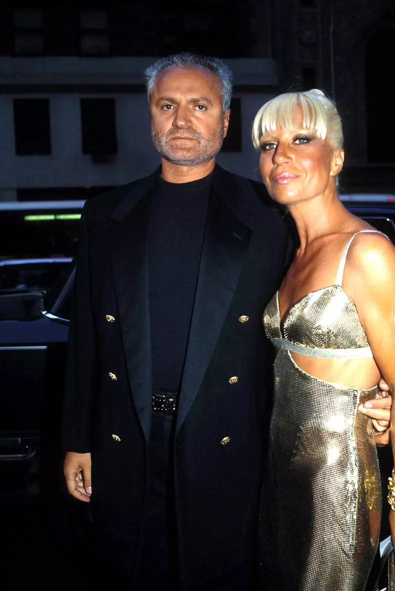 Gianni Versace With Donatella Versace