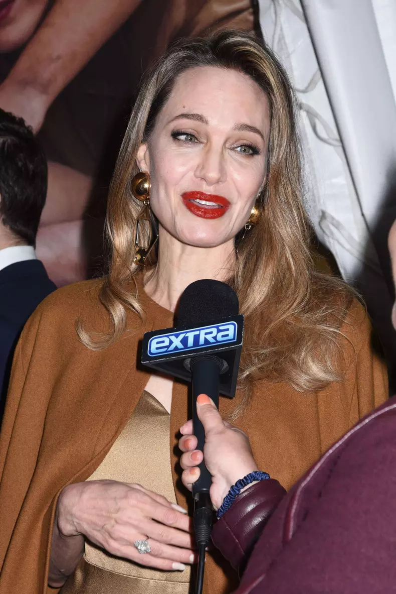 Angelina Jolie Attends The Outsiders Opening Night - NYC