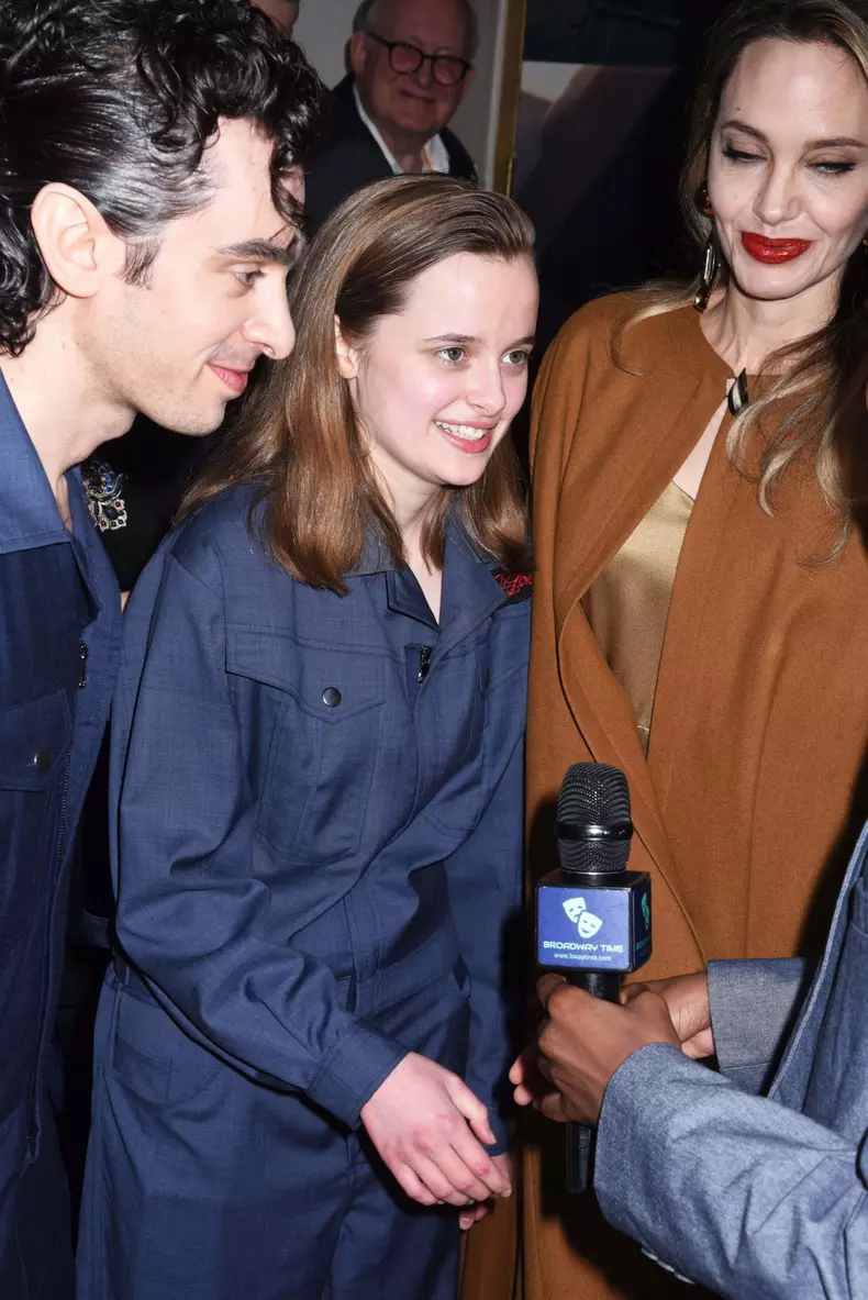 Angelina Jolie Attends The Outsiders Opening Night - NYC
