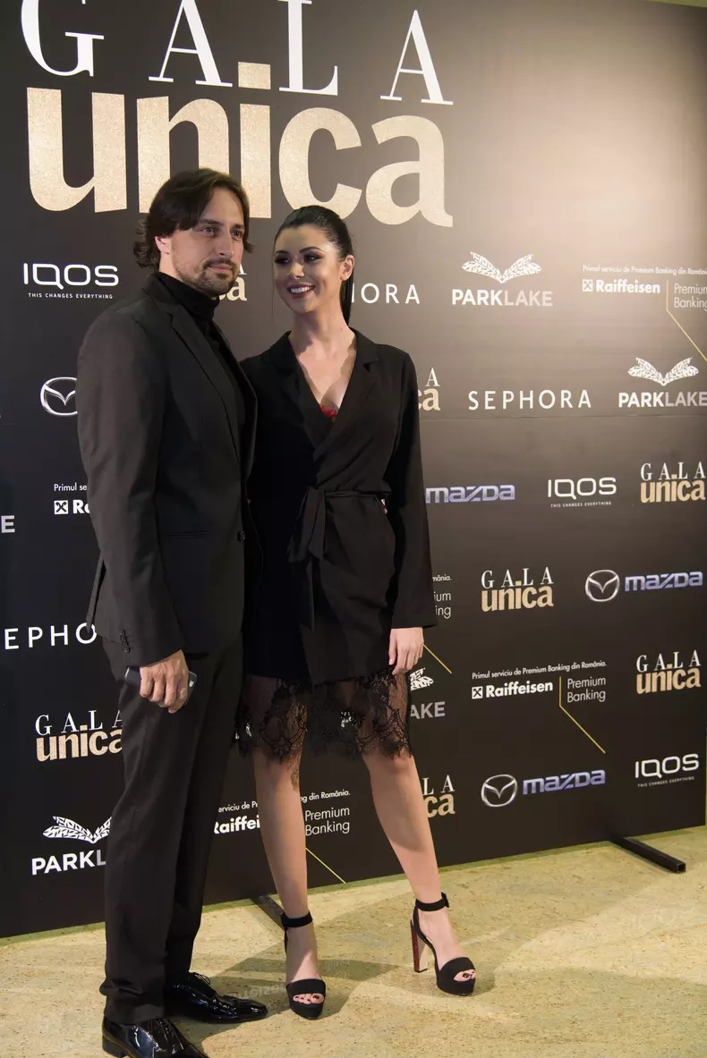 Denis Ștefan și soția