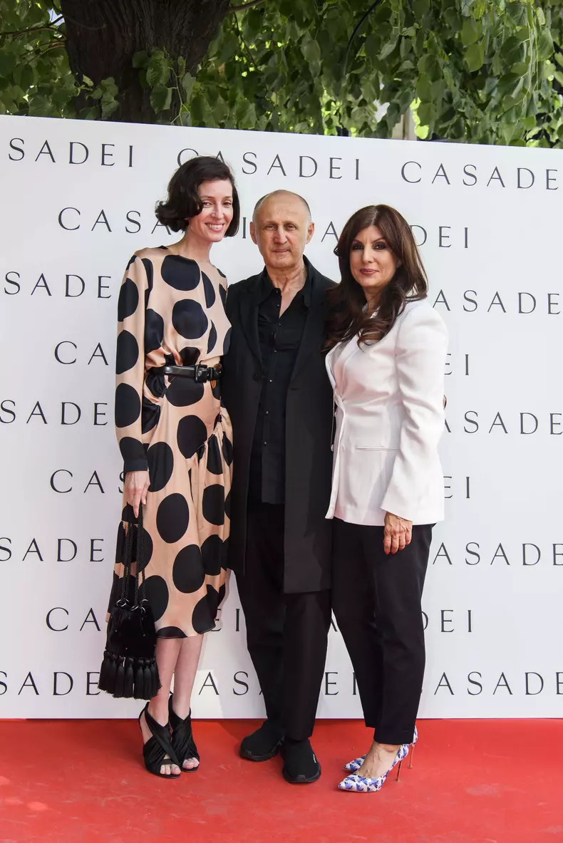 Monica Tand, Cesare Casdei si Carmen Seitan (Casadei Boutique)