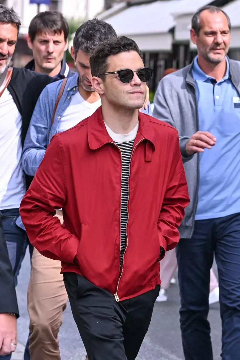 Rami Malek And Lucy Boynton Walks Separatly - Deauville