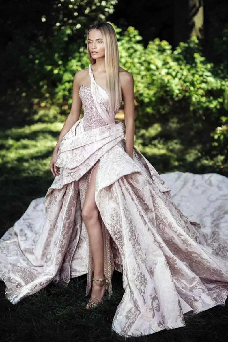 Natasha Poly dans la nouvelle campagne Automne-Hiver 2018 de Versace