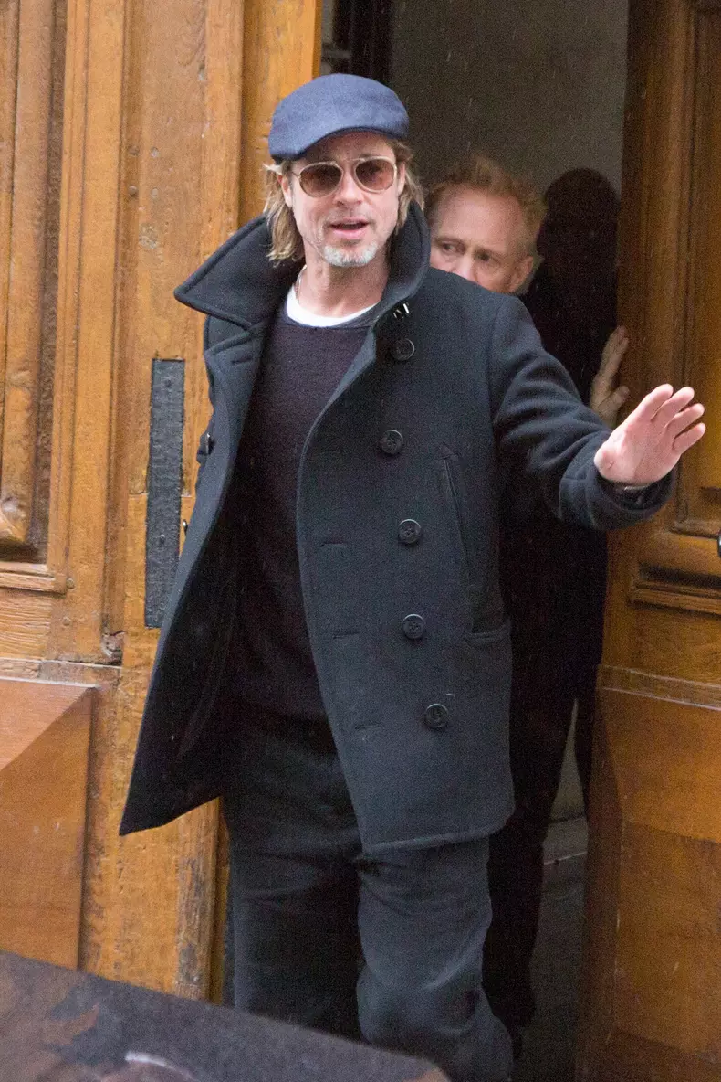 Brad Pitt Living The Atelier Of His Artist Friend Thomas Houseago - Paris