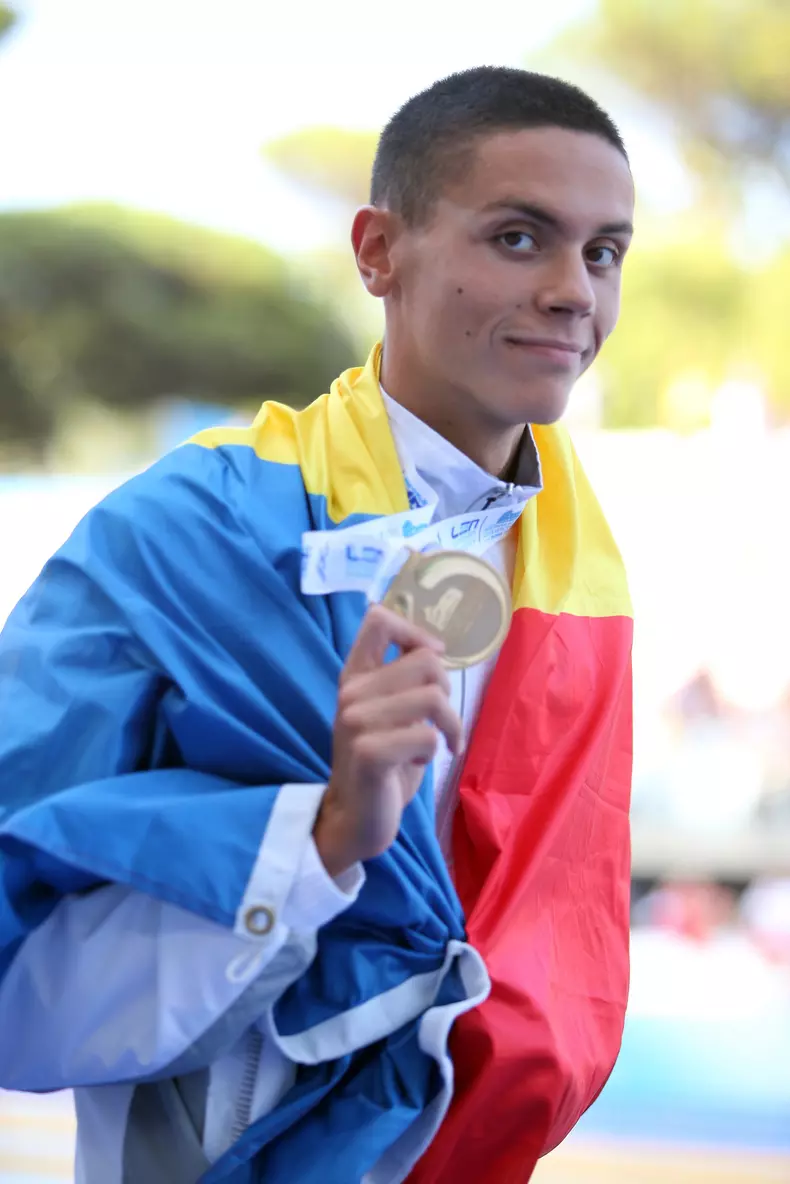 LEN European Aquatics in Rome 2022 in Foro Italico,  Final Men 200m Freestyle in Swimming Championship 2022 in Foro Italico.  15.08.2022