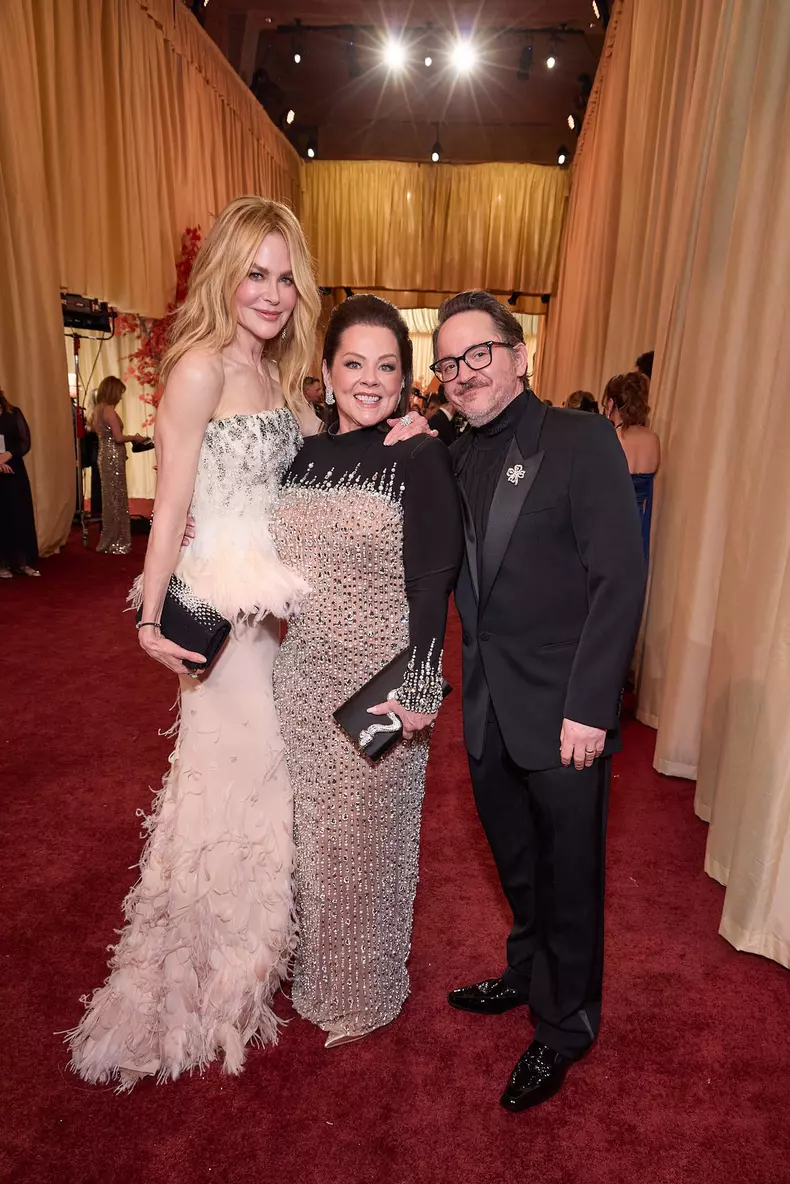 Nicole Kidman, Melissa McCarthy și Ben Falcone la Oscar 2026