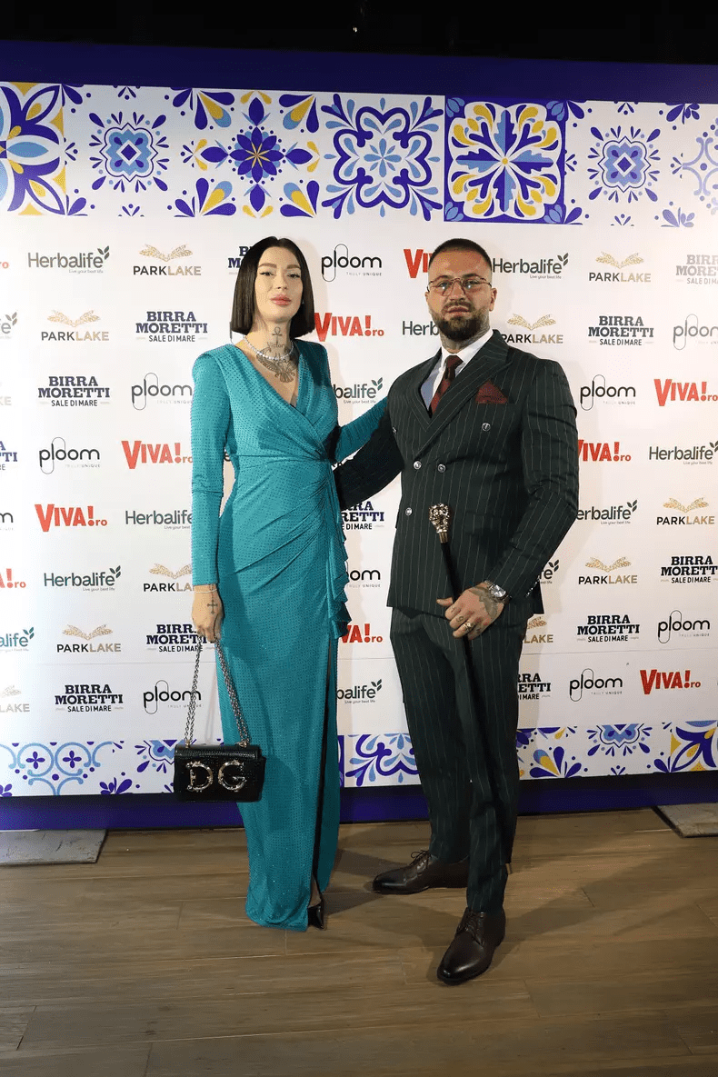 Marcel Andrei şi iubita sa